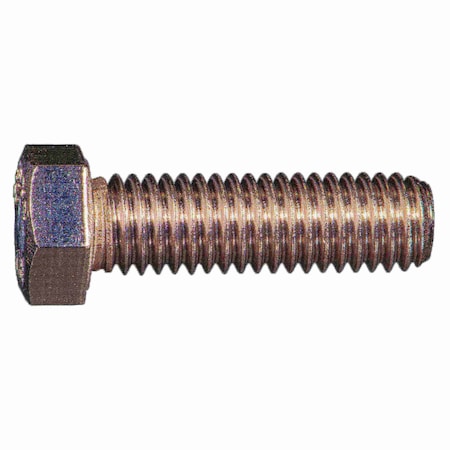 Midwest Fastener 18-8, 7/16"-14 Hex Head Cap Screw, Plain Stainless Steel, 1-1/2 in L, 25 PK 52579